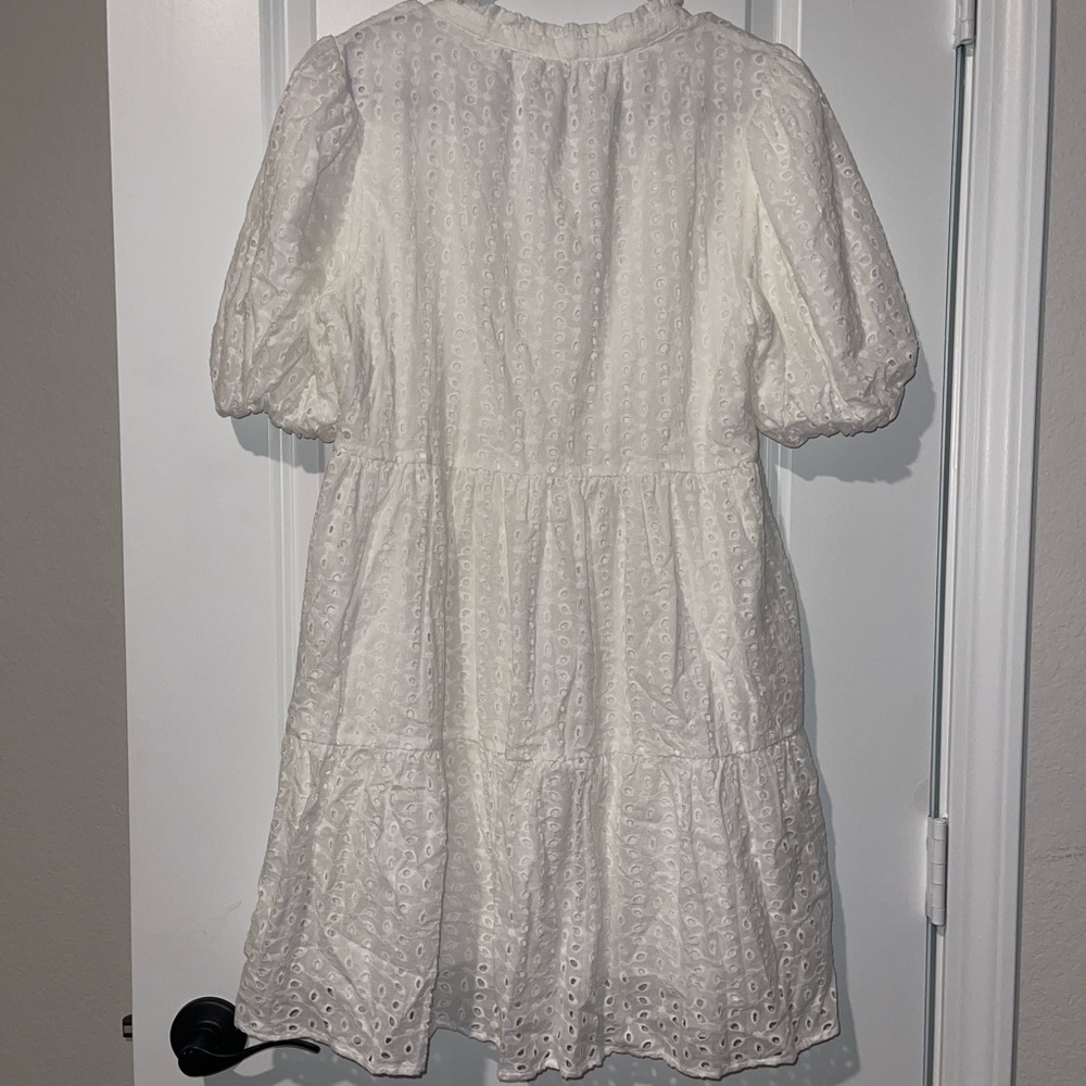 SUGARLIPS Jacey Babydoll Eyelet Mini Dress - Picture 8 of 12